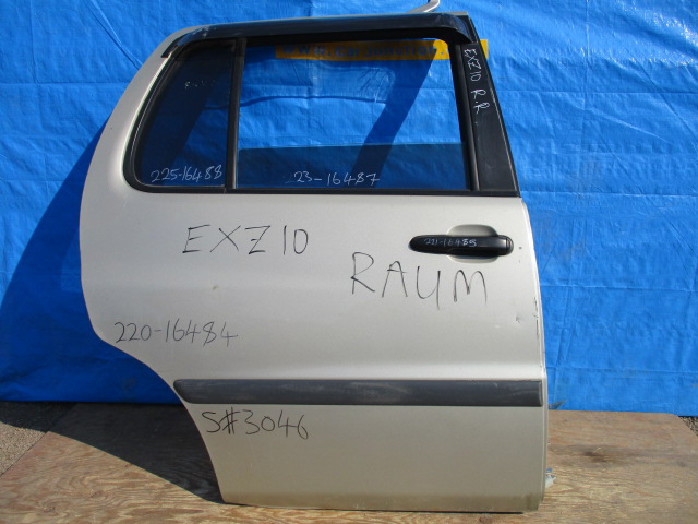 Used Toyota Raum VENT GLASS REAR RIGHT
